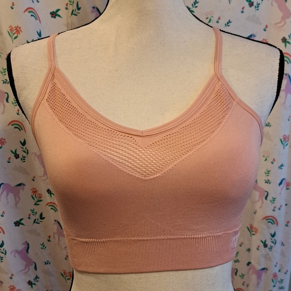 NWOT Ryka Baby Pink Casual Comfy Yoga Gym Exercise Sport Bra SZ M - Picture 1 of 4